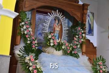 Ceremonia de Bajada de la Virgen de las Nieves en Lomo Magullo/Francisco Javier Santana.